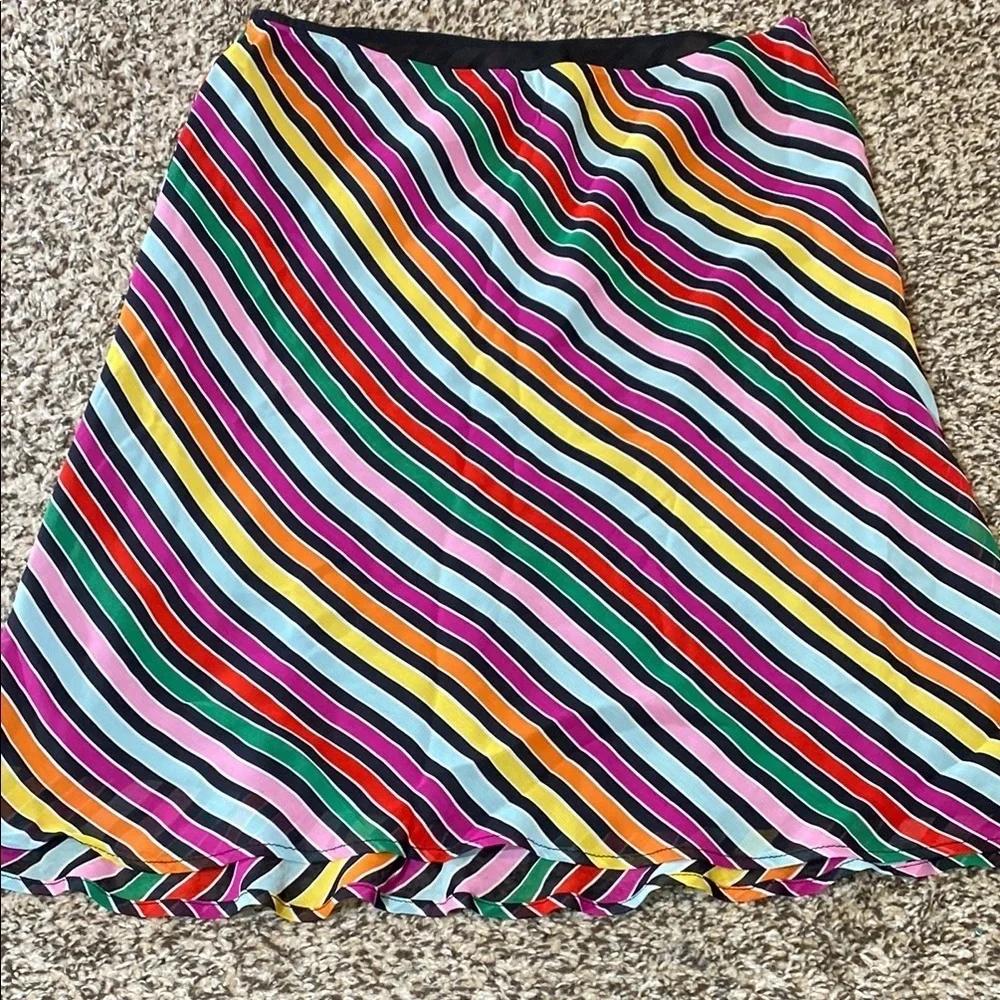 VNTG 90’s/Y2K Ceduxion Rainbow A-line Knee-length Skirt